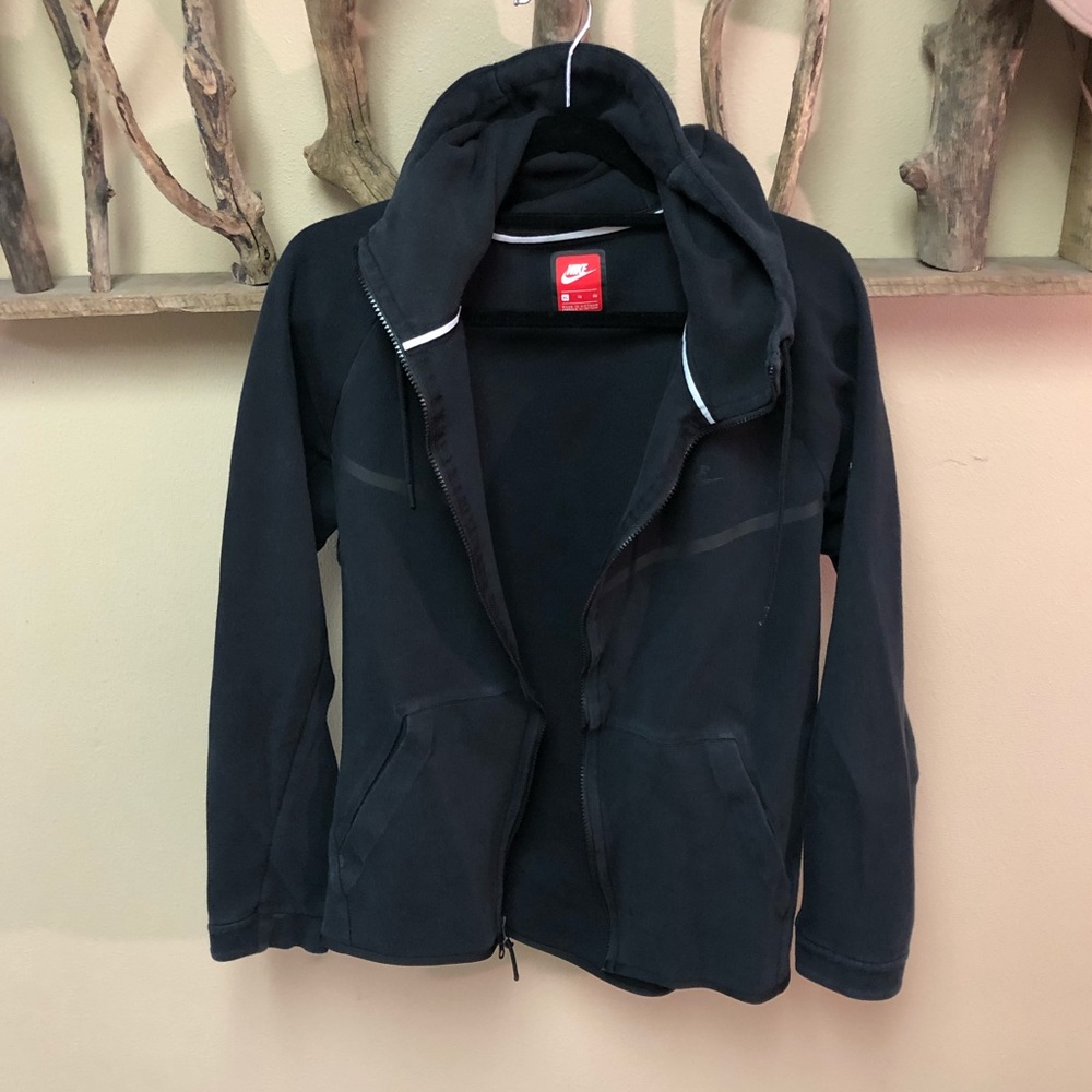 Nike zip up hoodie, women’s XL, black